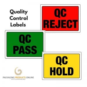 Quality Control Labels