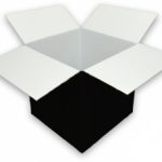 coloured 0201 single wall black cardboard boxes